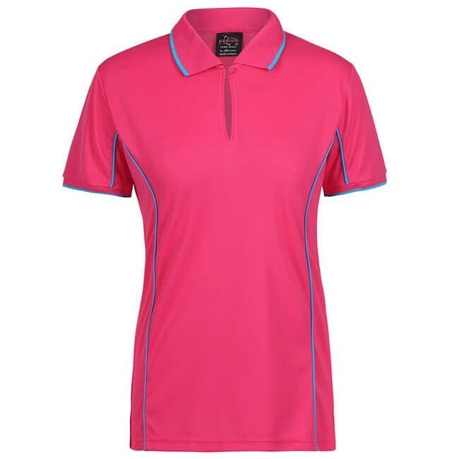 JB's Podium Ladies Piping Polo  (3rd  4 colour)-(7LPI)