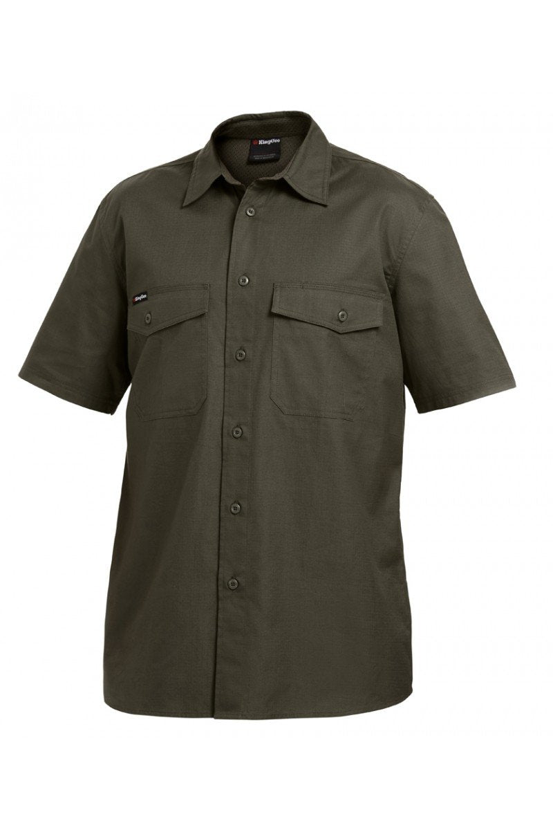 KingGee Workcool 2 Shirt S/s - Cotton Ripstop