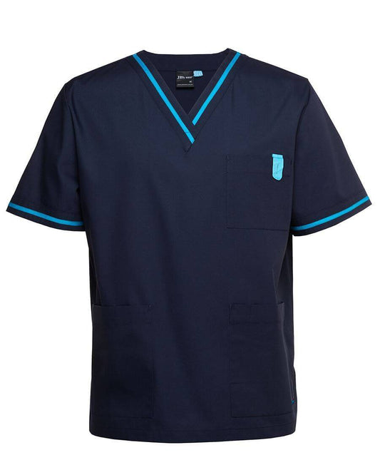 JB's Contrast Unisex Scrubs Top (4SCT)