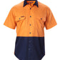 Hard Yakka Koolgear Hi-visibility Two Tone Cotton Twill Ventilated Shirt Short Sleeve (Y07559)