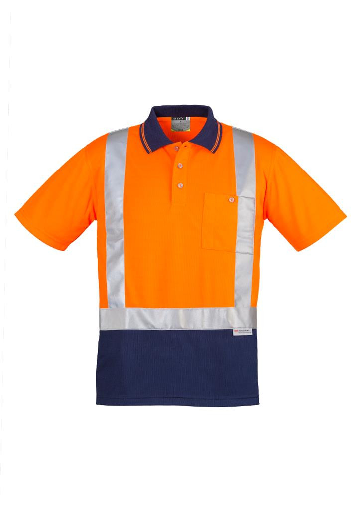 Syzmik Day/night Two Tone Polo - Short Sleve Shoulder (ZH233)