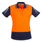 Syzmik Womens Hi Vis Zone Short Sleeve Polo (ZHL236)