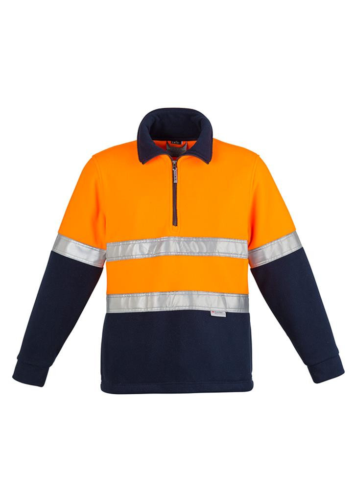 Sysmic Unisex Day/night Fleece Jumper - Hooped (ZT461)