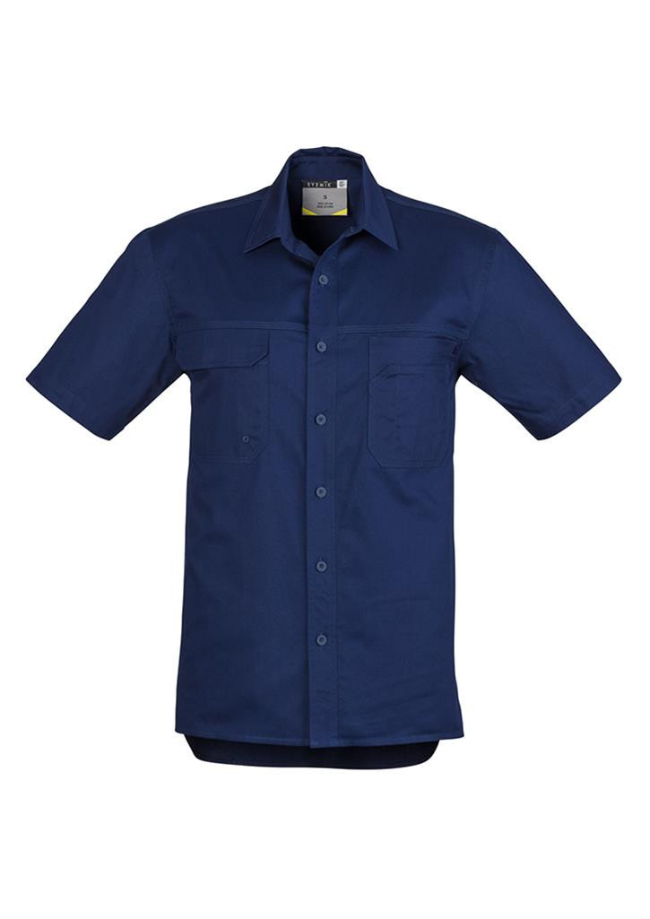 Syzmik Light Weight Tradie Shirt - Short Sleeve (ZW120)