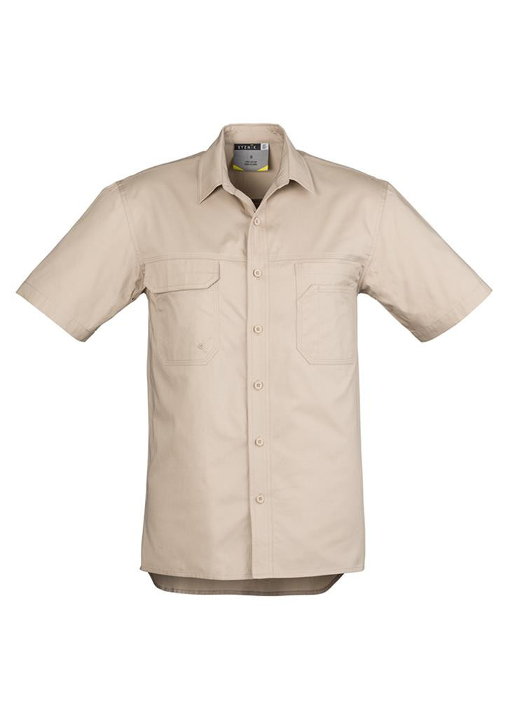 Syzmik Light Weight Tradie Shirt - Short Sleeve (ZW120)