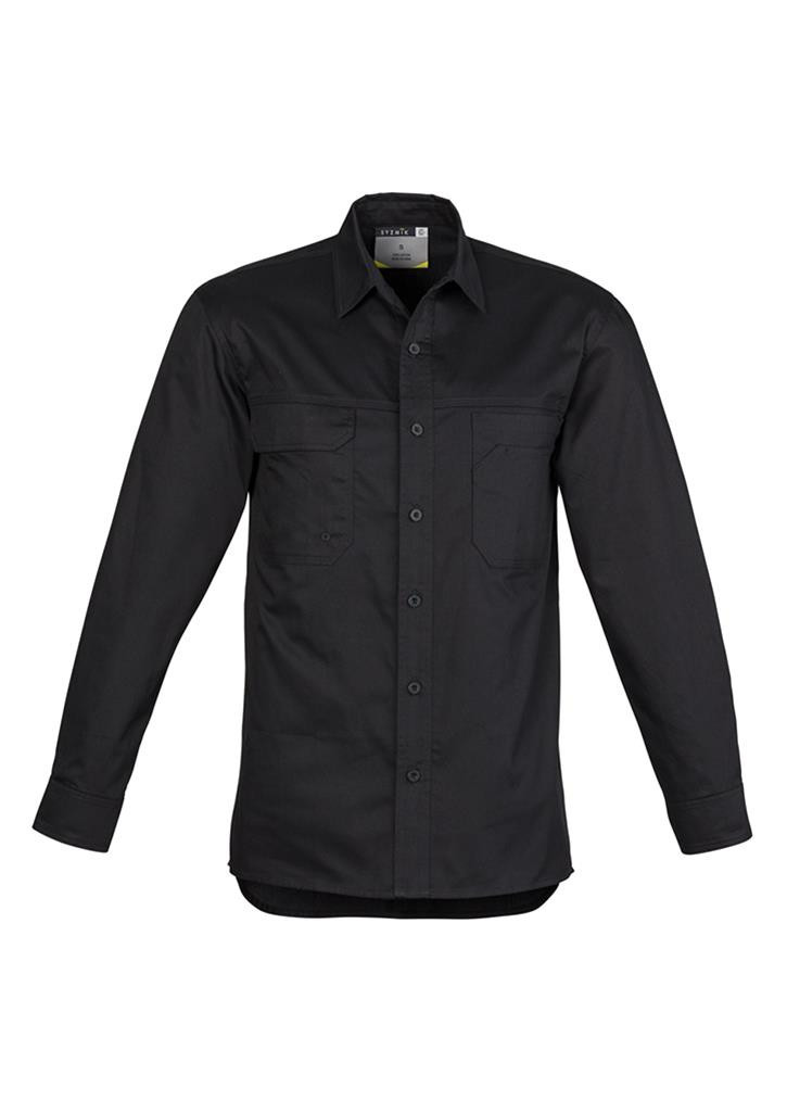 Syzmik Light Weight Tradie Shirt - Long Sleeve (ZW121)