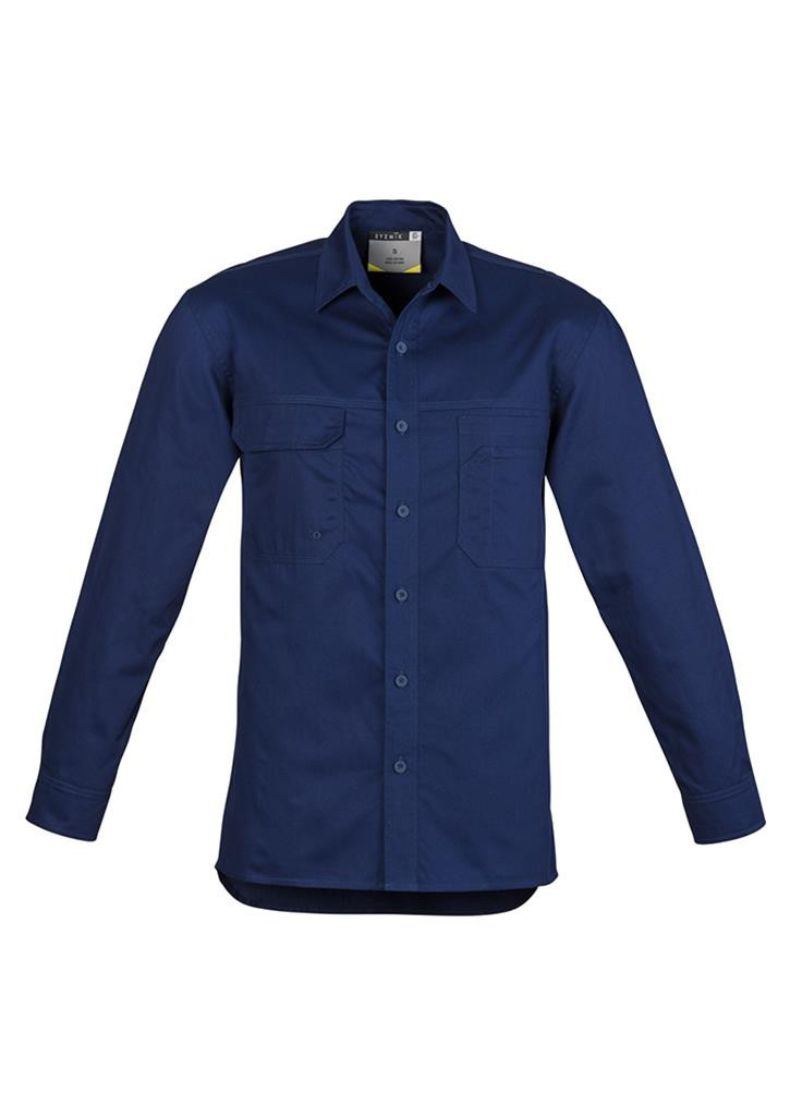 Syzmik Light Weight Tradie Shirt - Long Sleeve (ZW121)