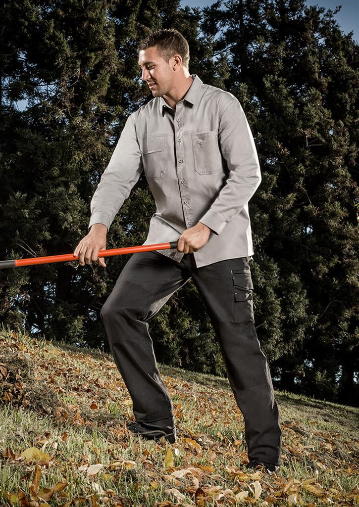 Syzmik Light Weight Tradie Shirt - Long Sleeve (ZW121)