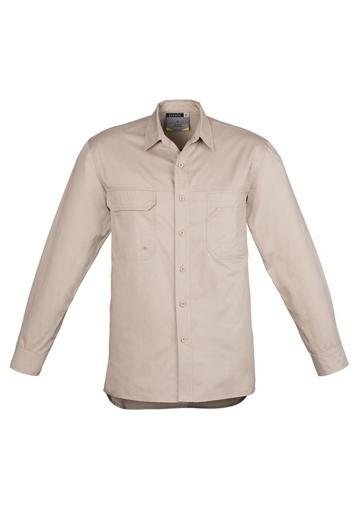 Syzmik Light Weight Tradie Shirt - Long Sleeve (ZW121)