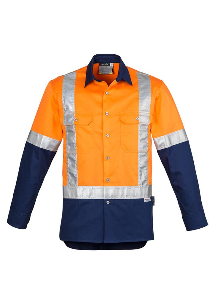 Syzmik Mens Day/night Industrial Shirt - Shoulder (ZW124)