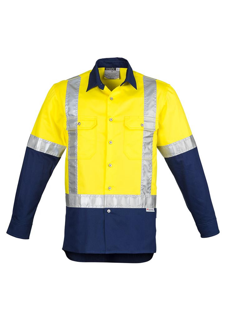 Syzmik Mens Day/night Industrial Shirt - Shoulder (ZW124)