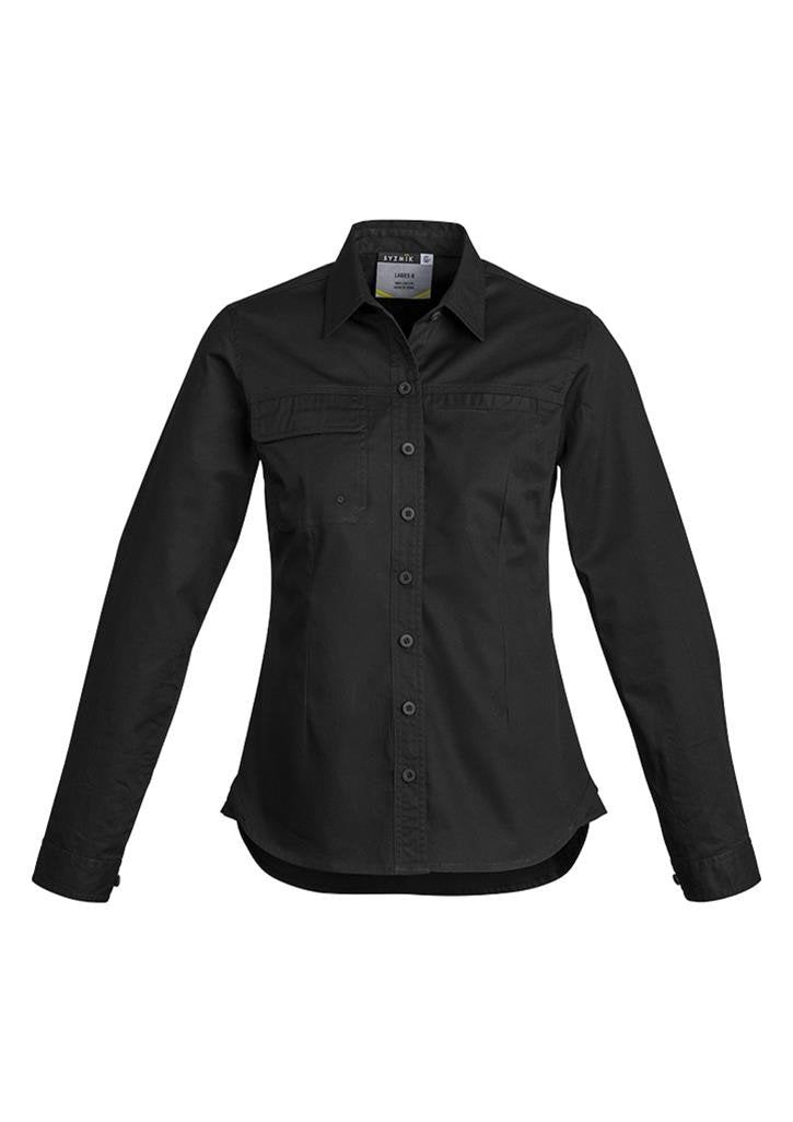 Syzmik Ladies Light Weight Tradie Shirt - Long Sleeve (ZWL121)