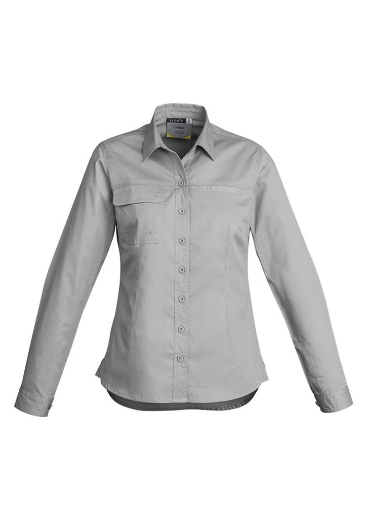 Syzmik Ladies Light Weight Tradie Shirt - Long Sleeve (ZWL121)